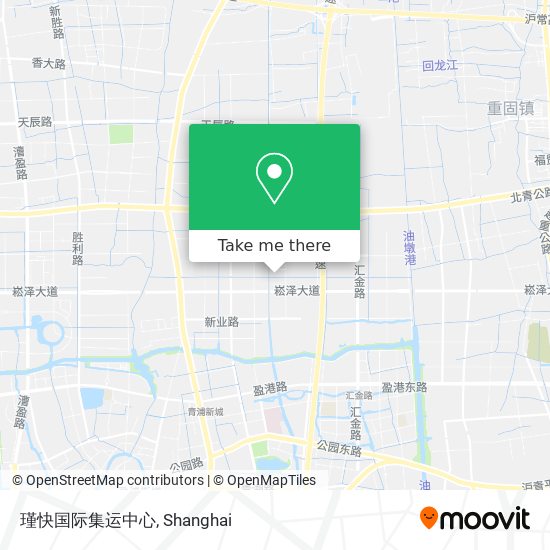 瑾快国际集运中心 map