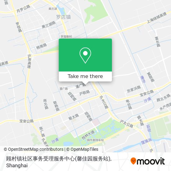 顾村镇社区事务受理服务中心(馨佳园服务站) map