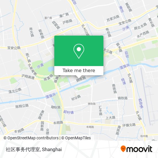 社区事务代理室 map