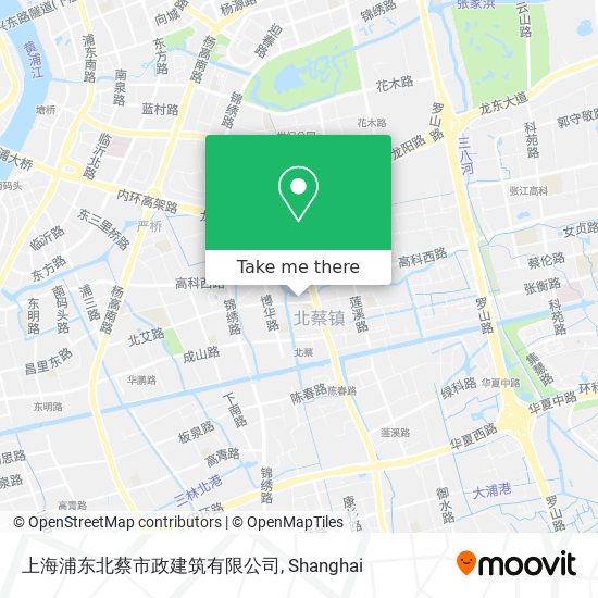 上海浦东北蔡市政建筑有限公司 map