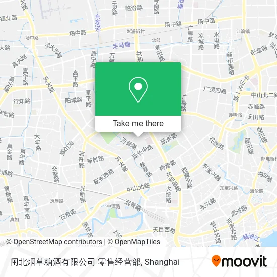 闸北烟草糖酒有限公司 零售经营部 map