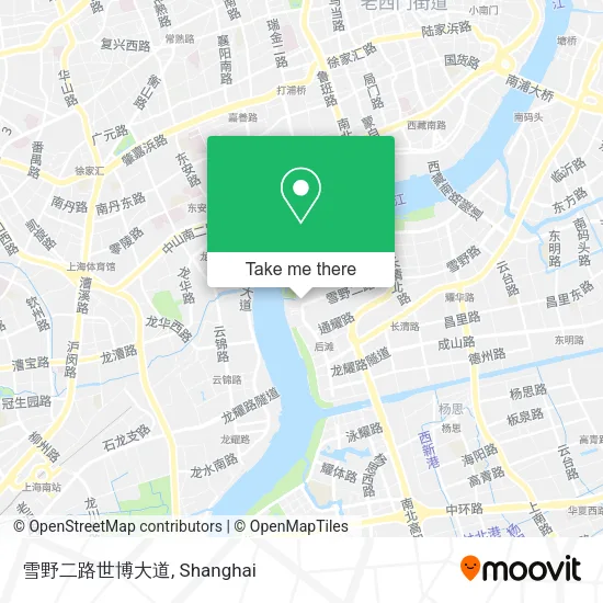 雪野二路世博大道 map