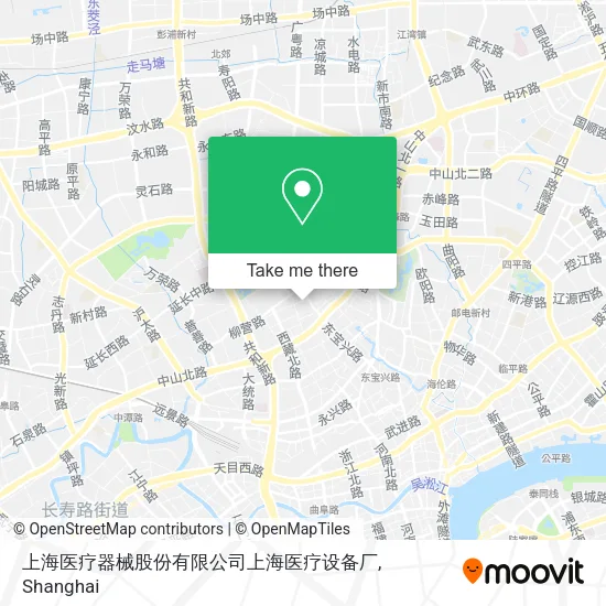 上海医疗器械股份有限公司上海医疗设备厂 map