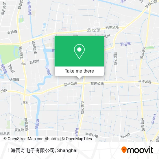 上海冈奇电子有限公司 map