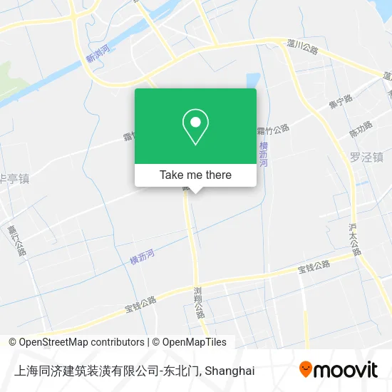 上海同济建筑装潢有限公司-东北门 map