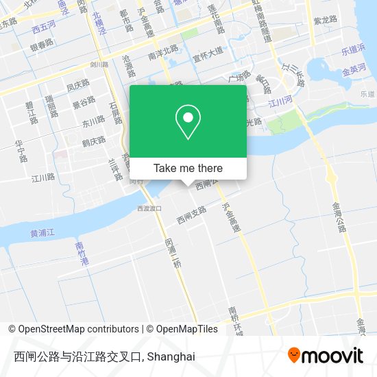 西闸公路与沿江路交叉口 map