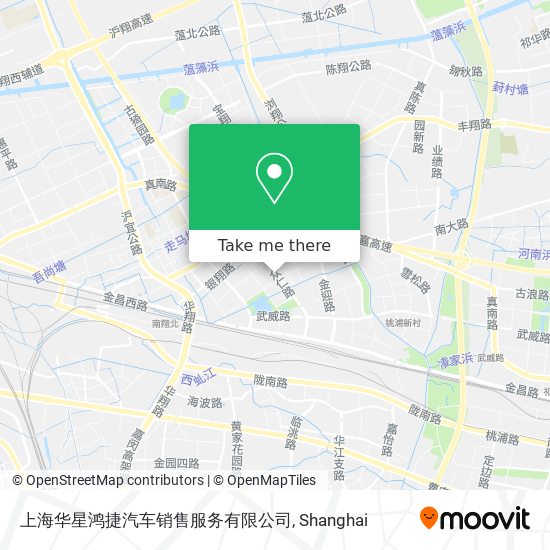 上海华星鸿捷汽车销售服务有限公司 map