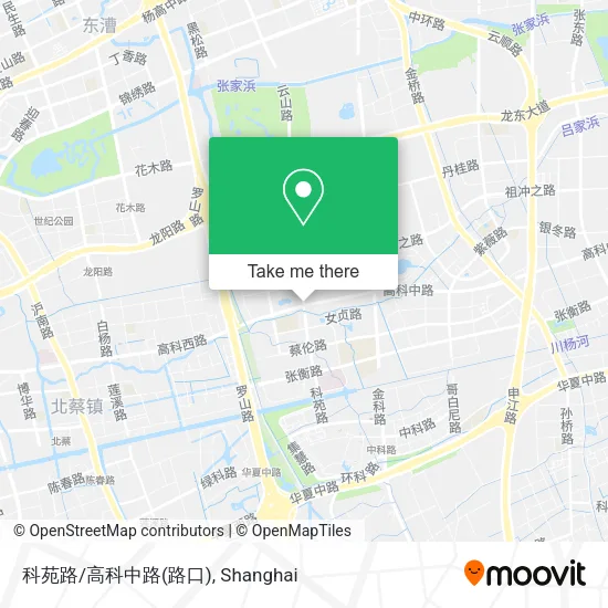 科苑路/高科中路(路口) map