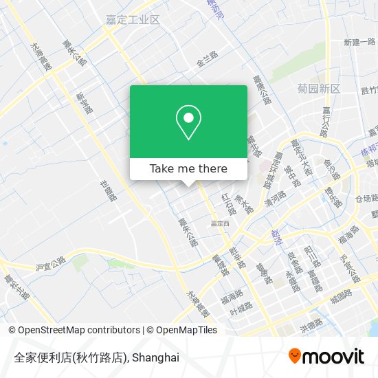 全家便利店(秋竹路店) map