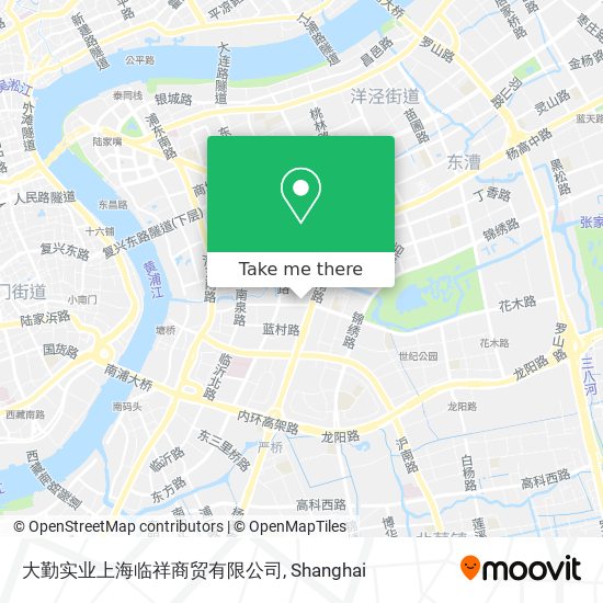大勤实业上海临祥商贸有限公司 map