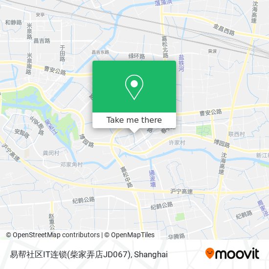 易帮社区IT连锁(柴家弄店JD067) map