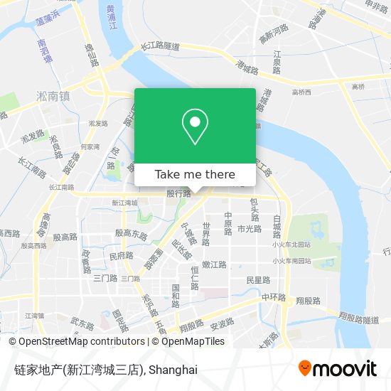 链家地产(新江湾城三店) map