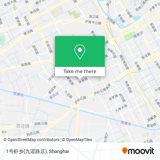 1号虾乡(九谊路店) map
