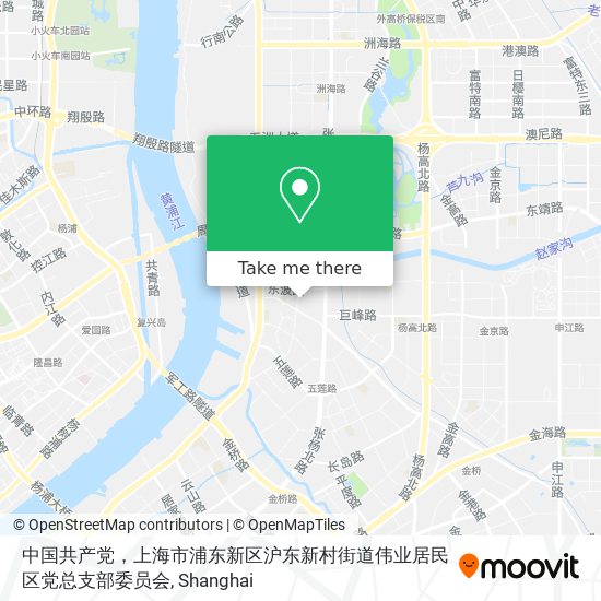 中国共产党，上海市浦东新区沪东新村街道伟业居民区党总支部委员会 map