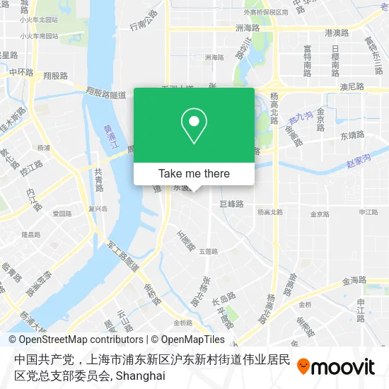 中国共产党，上海市浦东新区沪东新村街道伟业居民区党总支部委员会 map