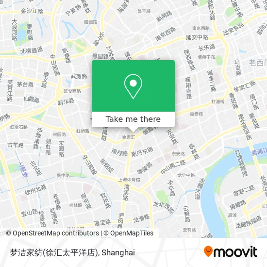 梦洁家纺(徐汇太平洋店) map