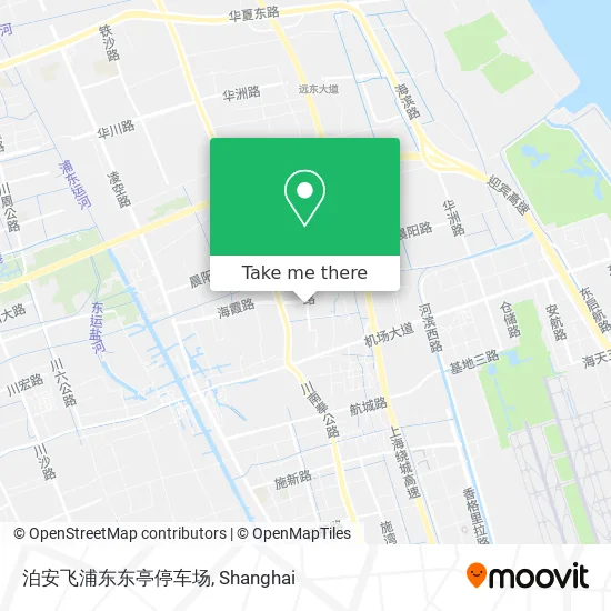 泊安飞浦东东亭停车场 map