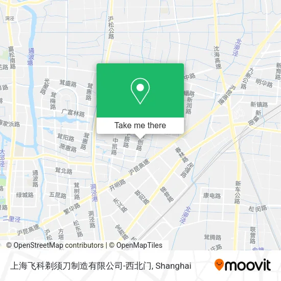上海飞科剃须刀制造有限公司-西北门 map