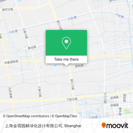 上海金填园林绿化设计有限公司 map
