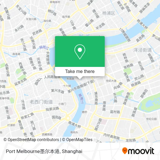Port Melbourne墨尔本港 map