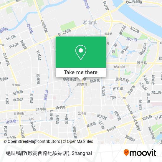 绝味鸭脖(殷高西路地铁站店) map