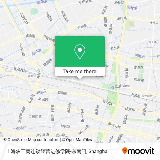 上海农工商连锁经营进修学院-东南门 map