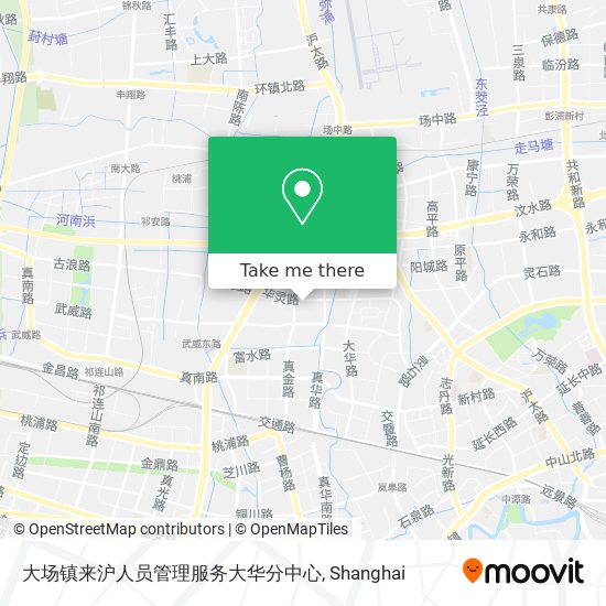 大场镇来沪人员管理服务大华分中心 map