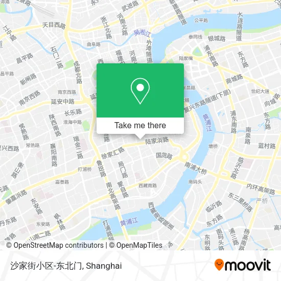 沙家街小区-东北门 map