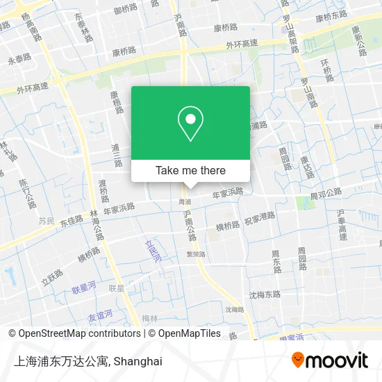 上海浦东万达公寓 map