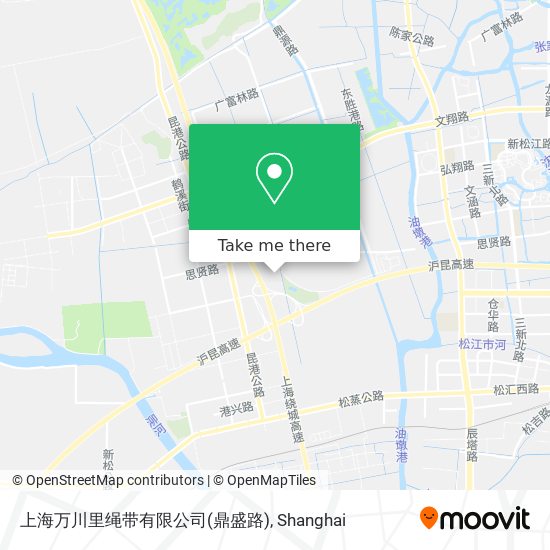 上海万川里绳带有限公司(鼎盛路) map