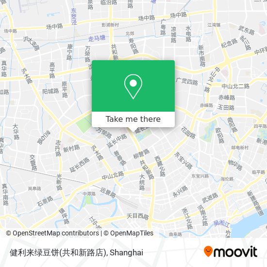 健利来绿豆饼(共和新路店) map