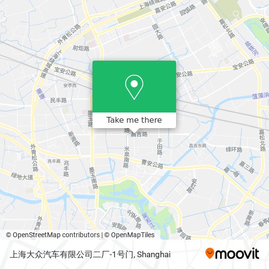 上海大众汽车有限公司二厂-1号门 map