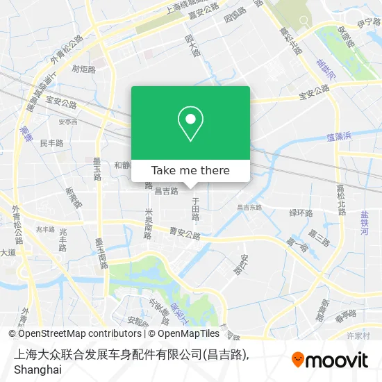 上海大众联合发展车身配件有限公司(昌吉路) map