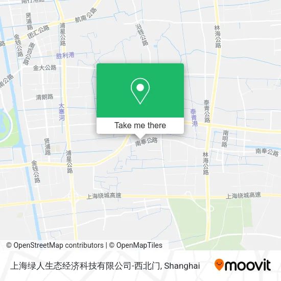 上海绿人生态经济科技有限公司-西北门 map