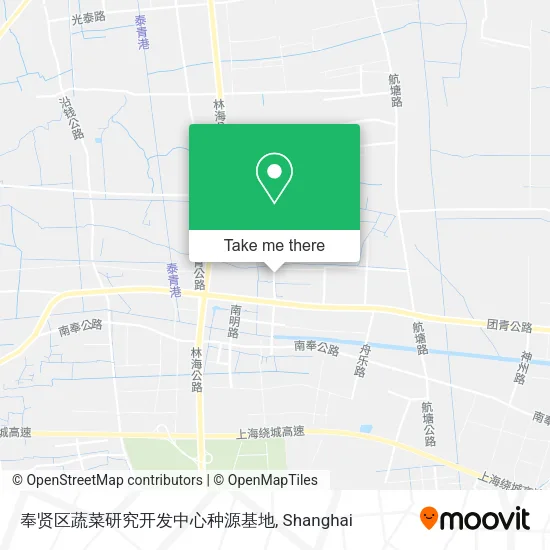奉贤区蔬菜研究开发中心种源基地 map