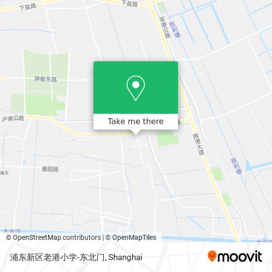 浦东新区老港小学-东北门 map