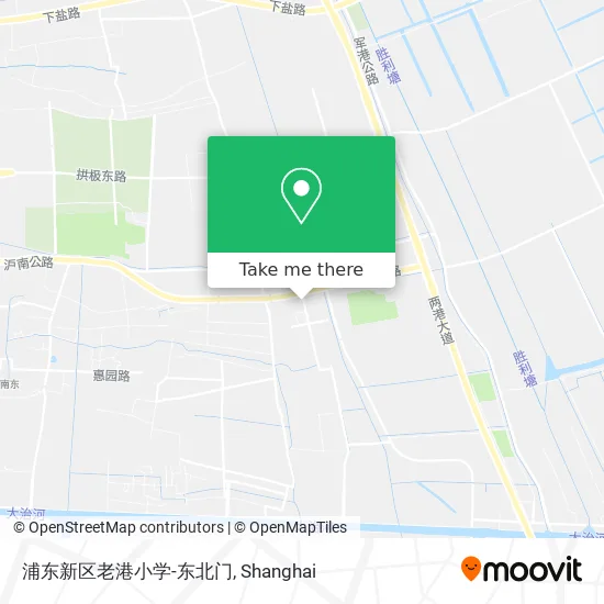 浦东新区老港小学-东北门 map