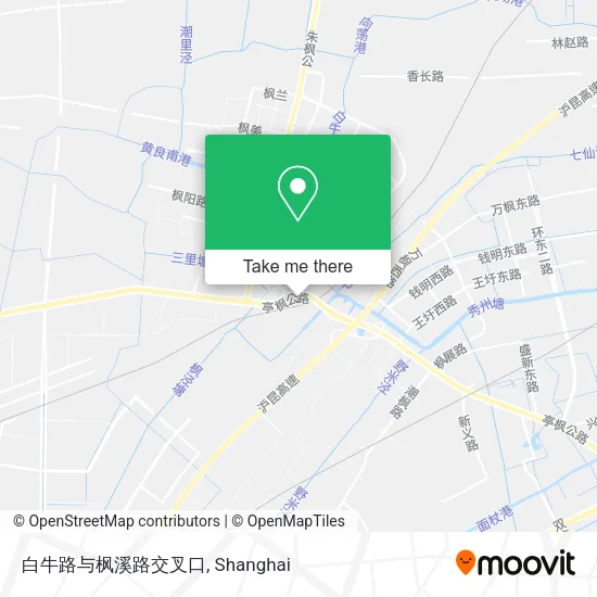 白牛路与枫溪路交叉口 map