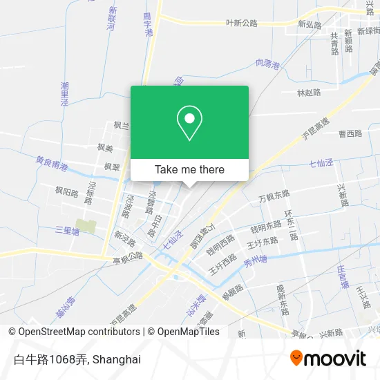 白牛路1068弄 map
