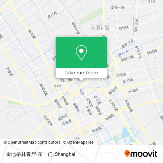金地格林春岸-东一门 map