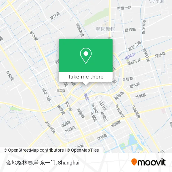 金地格林春岸-东一门 map