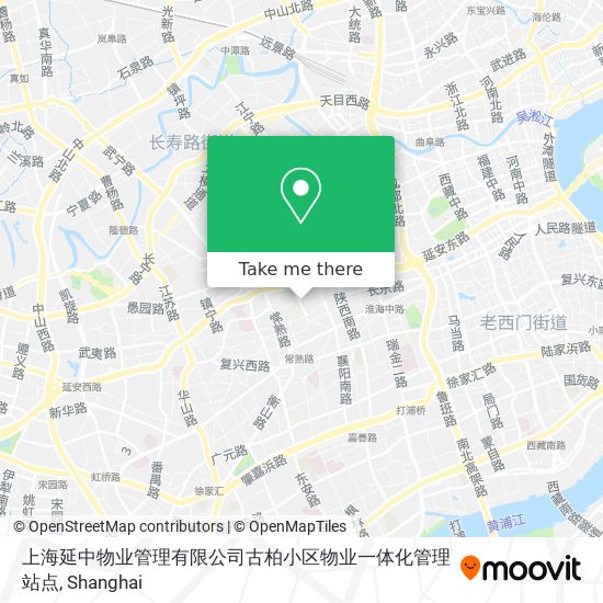 上海延中物业管理有限公司古柏小区物业一体化管理站点 map