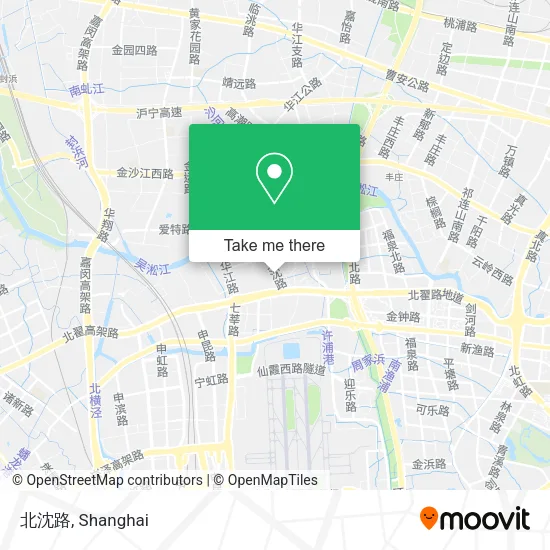 北沈路 map