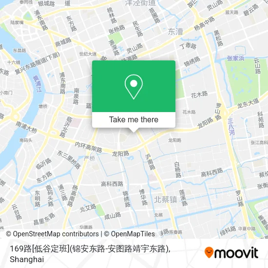 169路[低谷定班](锦安东路-安图路靖宇东路) map
