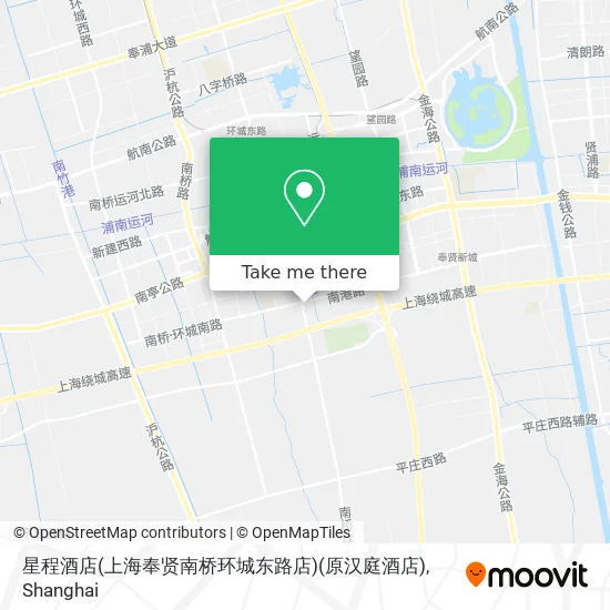 星程酒店(上海奉贤南桥环城东路店)(原汉庭酒店) map