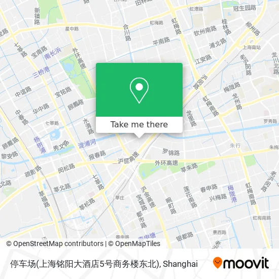 停车场(上海铭阳大酒店5号商务楼东北) map