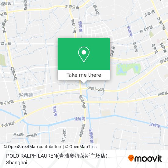POLO RALPH LAUREN(青浦奥特莱斯广场店) map