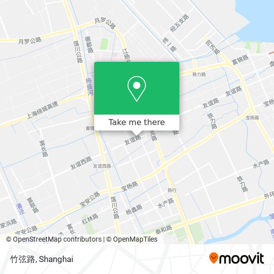 竹弦路 map