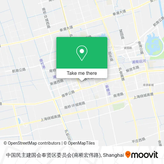 中国民主建国会奉贤区委员会(南桥宏伟路) map