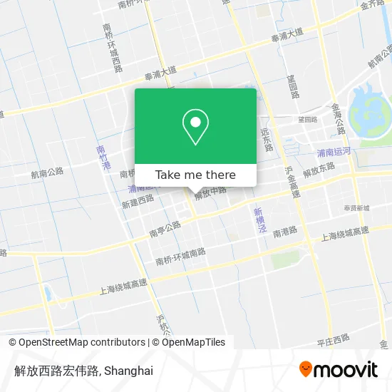 解放西路宏伟路 map
